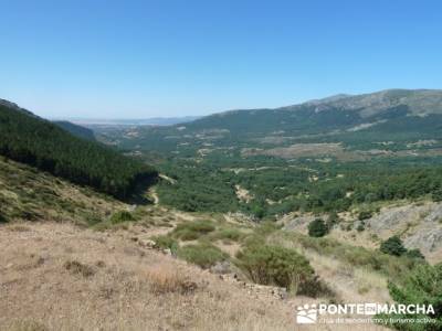 Pinar de Canencia y Mina de Plata del Indiano;material de trekking;castillo de coca